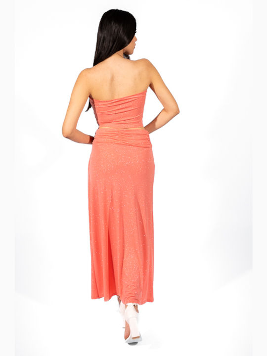 Raffaella Collection Maxi Φούστα Pink