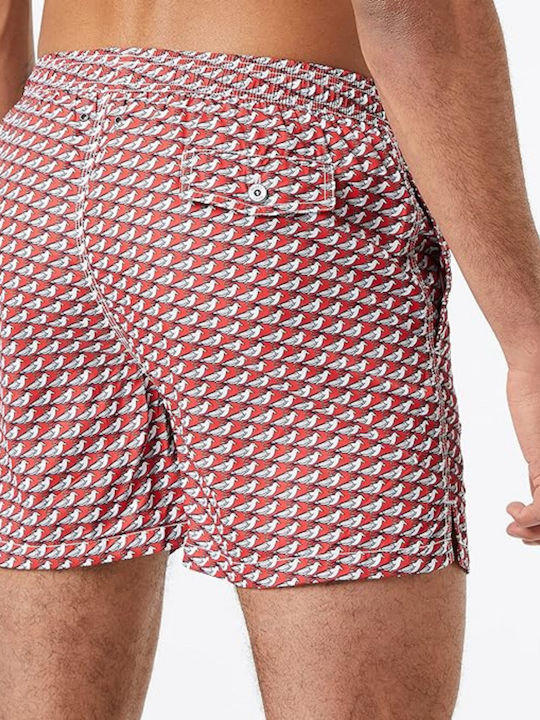 Hackett Herren Badebekleidung Shorts Rot