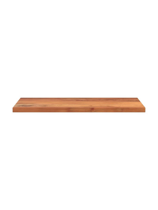vidaXL Rectangular Office Desk Surface made of Solid Wood Brown 120x50x2.5cm 370921 1pcs