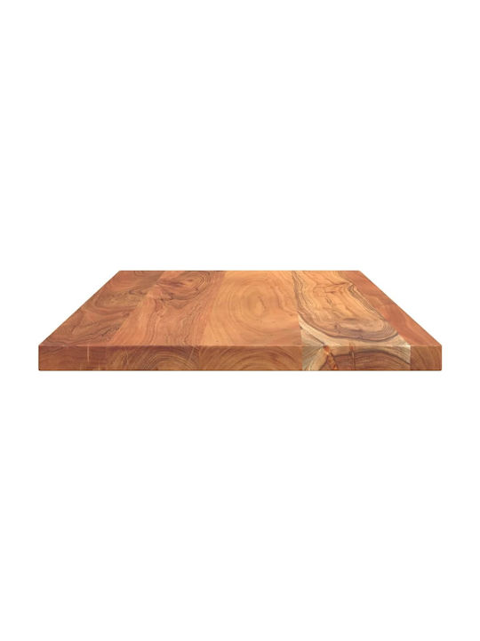vidaXL Rectangular Office Desk Surface made of Solid Wood Brown 120x50x2.5cm 370921 1pcs