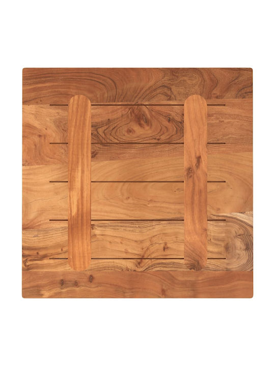 vidaXL Quadratisch Tischoberfläche aus Massivholz Acacia 50x50x3.8cm 370979 1Stück