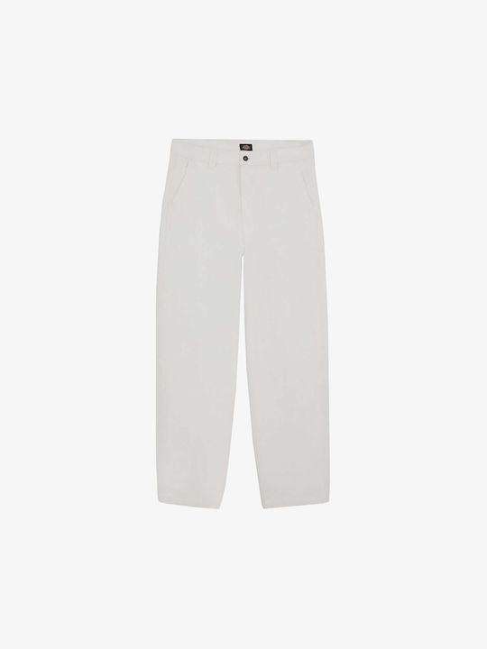 Madison Herren Jeanshose Baggy Weiß