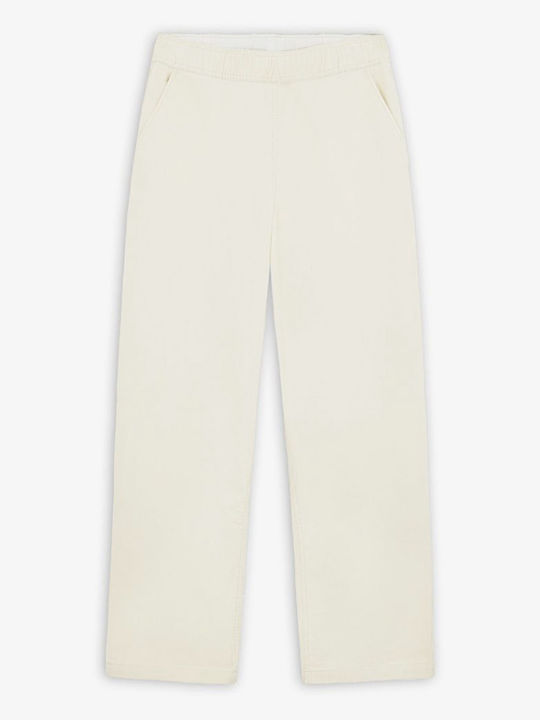 Trousers in Loose Fit Whitecap Gray