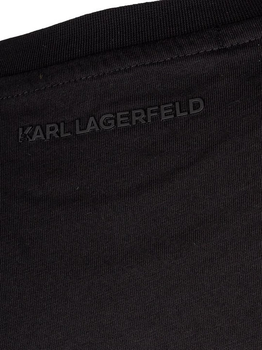 Karl Lagerfeld Ανδρικό T-shirt Κοντομάνικο Μαύρο