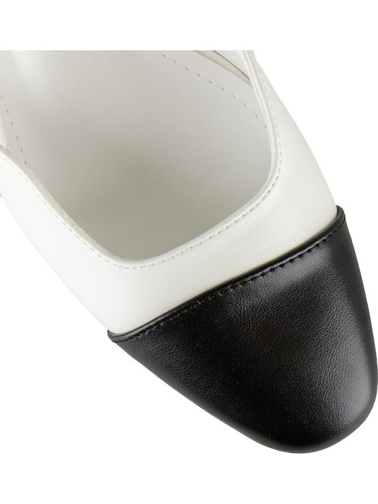 Ballerinas With strap White