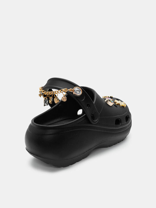 Luigi Clogs Black