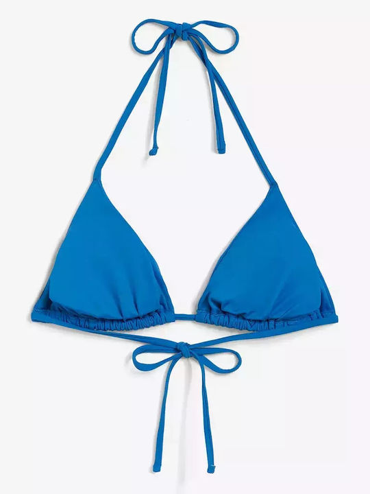 Triangle Bikini Top Blue