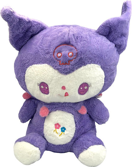 Λούτρινο Sanrio Kuromi Hello Kitty 50cm 1440-24103 Μωβ