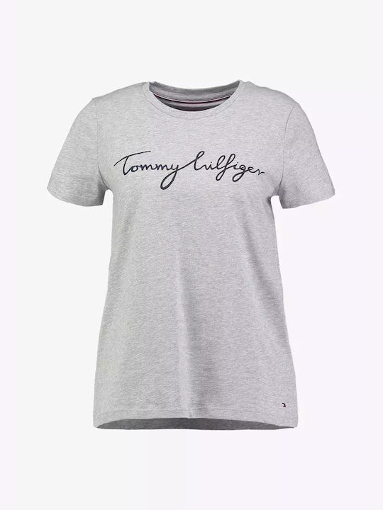 Tommy Hilfiger Γυναικείο T-shirt Γκρι