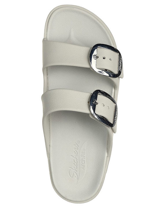 Molded Double Band Σαγιονάρες σε Λευκό Χρώμα