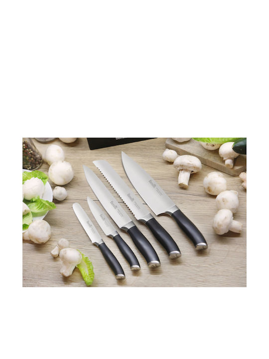 Berretti Berretti Grande Knife Set with Block from Stainless Steel 6pcs