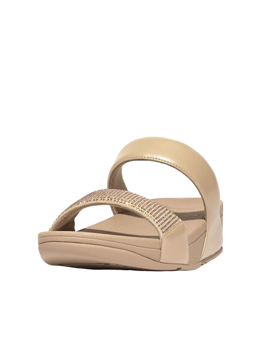 Fitflop Damen Flache Sandalen in Beige Farbe