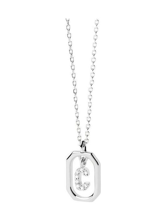 P D Paola Necklace from Silver with Zircon