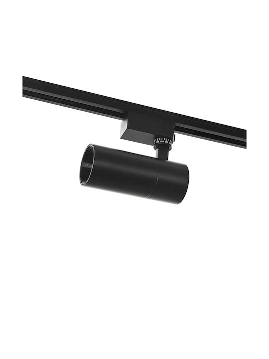 Single LED Cool White Spot in Black Color