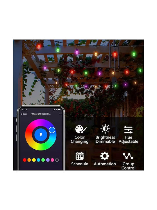 Luminiță Garland LED RGB