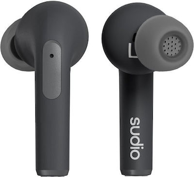 Sudio N2 Pro In-ear Bluetooth Handsfree Earphones with Sweat Resistance and Charging Case Blacα