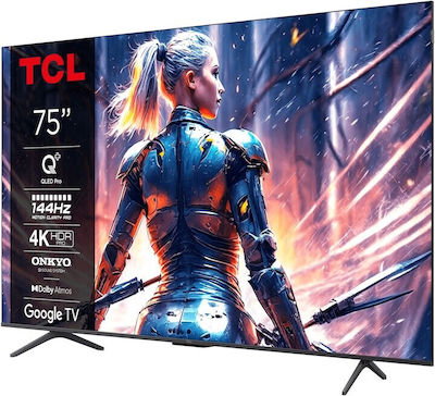 TCL Smart Τηλεόραση 75" 4K UHD QLED 75T8B HDR (2024)