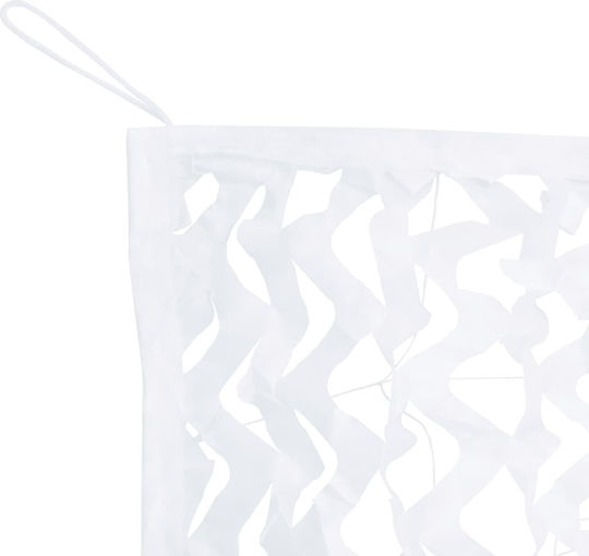 vidaXL Camouflage Net White 5.81x6.14m