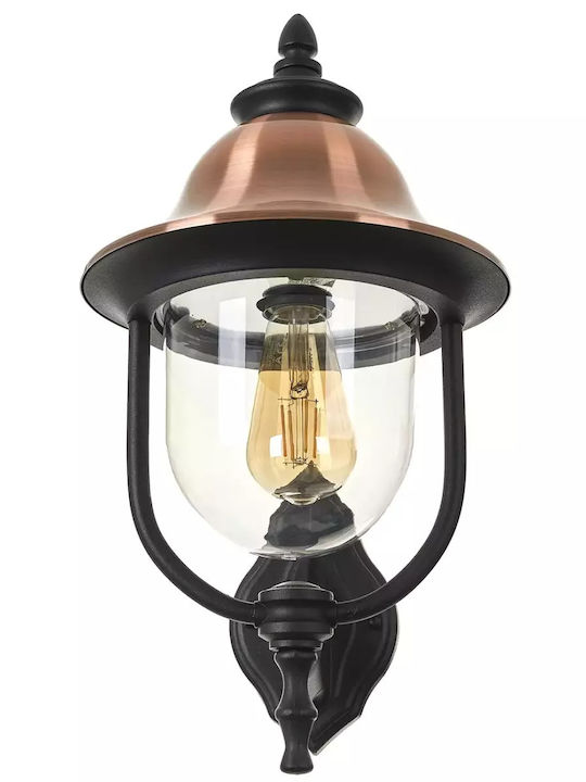 Wall-Mounted Outdoor Lighting Black
