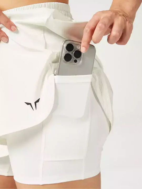 Γυναικείο Αθλητικό Σορτς Pearl white