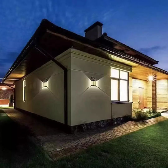 Wall Mounted Solar Light 1W Warm White 3000K with Motion Sensor IP65
