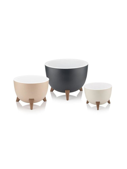 Viosarp Kunststoff Blumentopf Kunststoff 19,5x19,5x14 cm