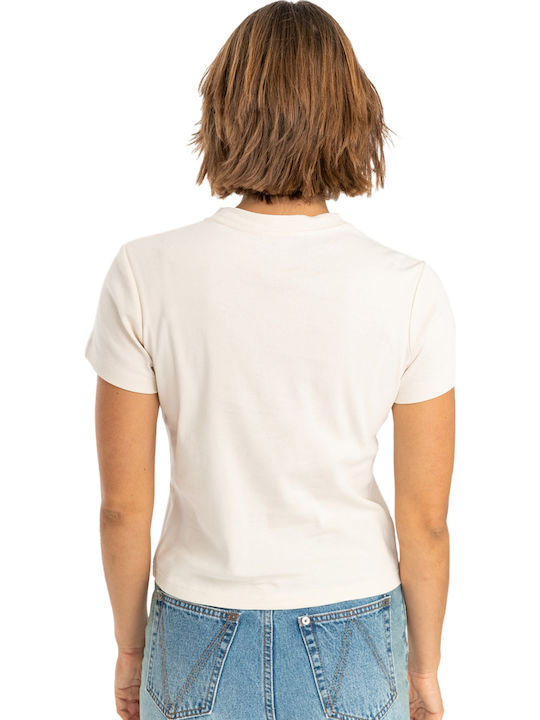 Damen T-Shirt Beige