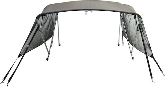 vidaXL L243xB200cm Gray Farbe