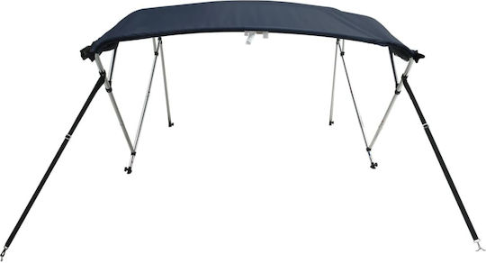 vidaXL Tenta Barca Aluminiu M243xL170cm Gri Culoare