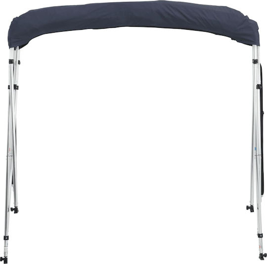 vidaXL Aluminium Boat Canopy L243xW185cm Gray