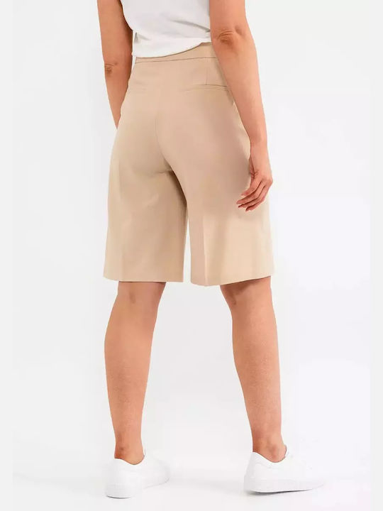 B.Younq 20812861 Damen Bermuda Beige