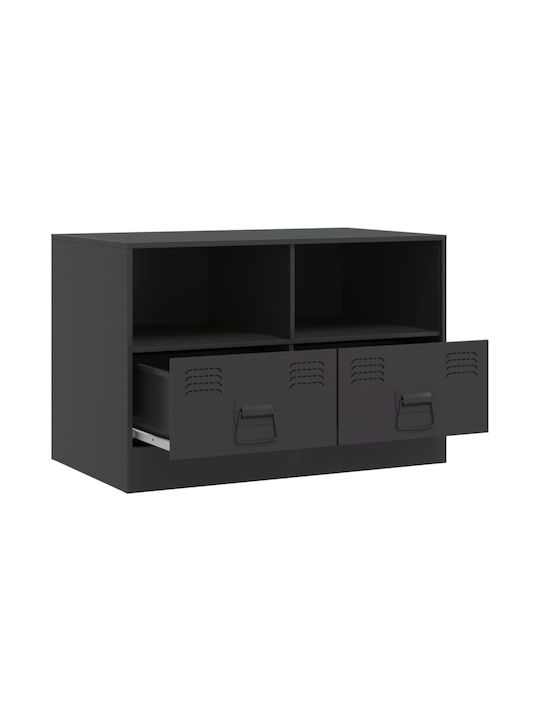 TV-Ständer Metall Schwarz M67xP39xH44cm