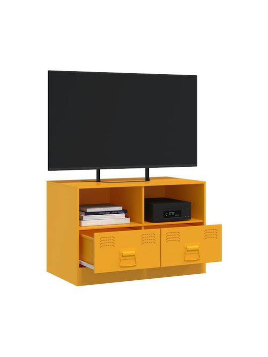 Stand TV Metalic Galben Muștar L67xA39xÎ44cm
