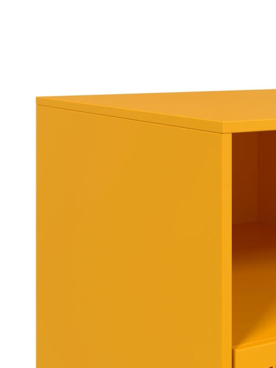TV-Ständer Aus Metall Senfgelb Gelbe M99xP39xH44cm