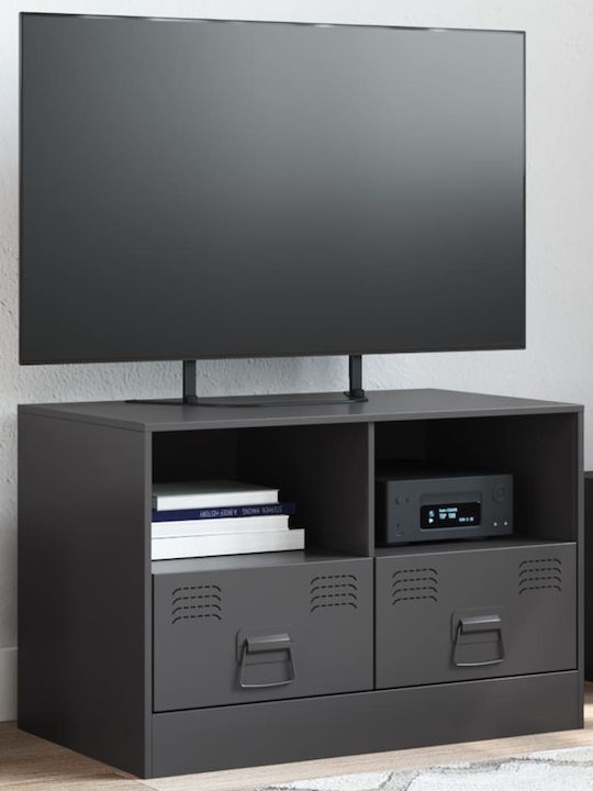 TV-Ständer Metall Schwarz M67xP39xH44cm