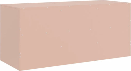 Έπιπλο Τηλεόρασης Μεταλλικό Ροζ Μ99xΠ39xΥ44cm