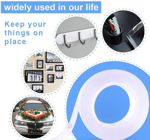Reusable Silicone Tape 1m Double Sided Home 400062