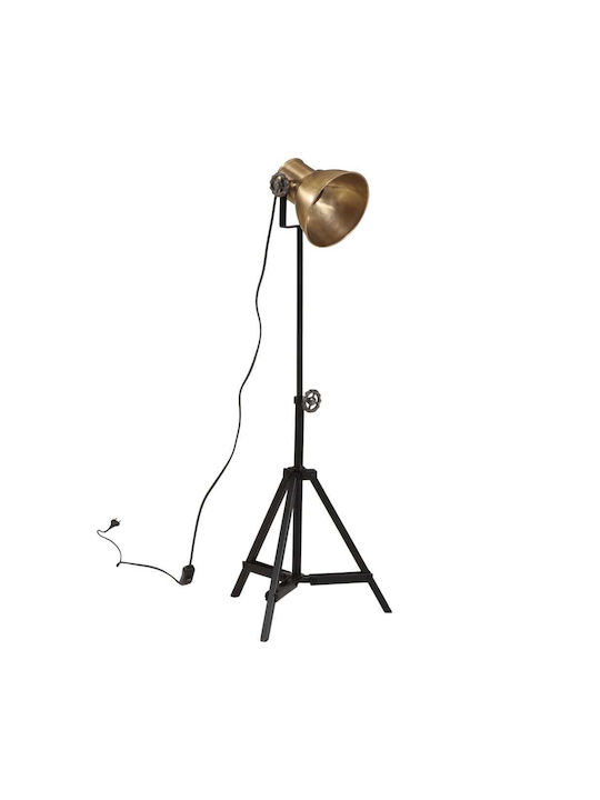 vidaXL Lampă de podea Î65xL35cm. cu Soclu pentru Bec E27 Bronz