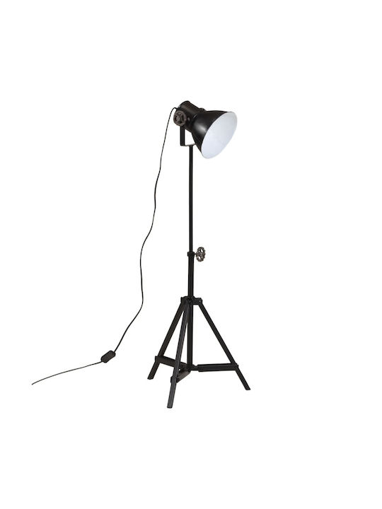 vidaXL Floor Lamp H65xW35cm. with Socket for Bulb E27 Black