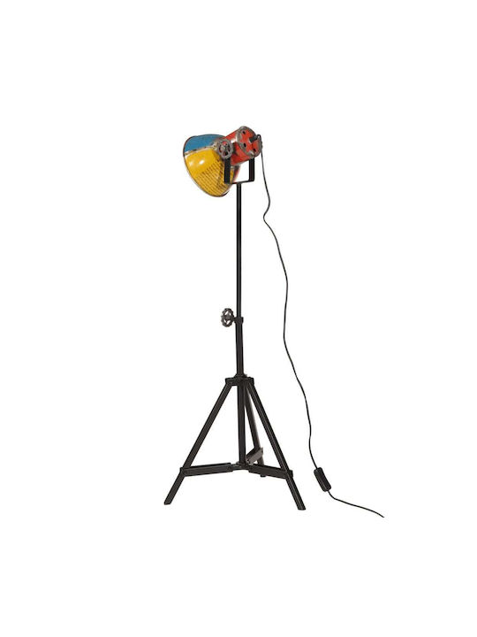 vidaXL Floor Lamp H65xW35cm. with Socket for Bulb E27 Multicolour