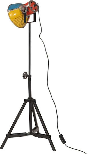 vidaXL Floor Lamp H65xW35cm. with Socket for Bulb E27 Multicolour