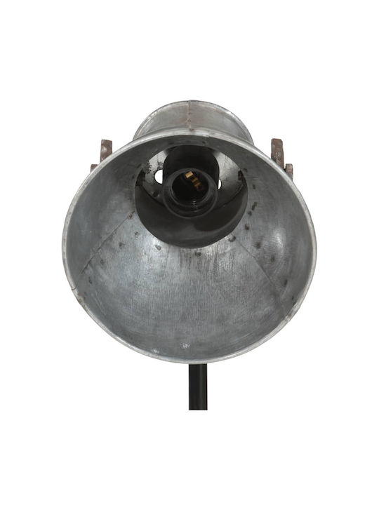 vidaXL Vintage Floor Lamp H55xW15cm. with Socket for Bulb E27 Silver