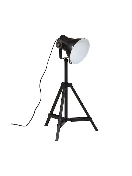 vidaXL Floor Lamp H65xW35cm. with Socket for Bulb E27 Black