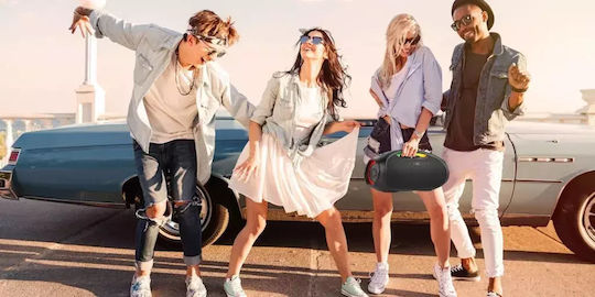 Manta Ηχείο Bluetooth 120W με Διάρκεια Μπαταρίας έως 8 ώρες Κόκκινο SPK320