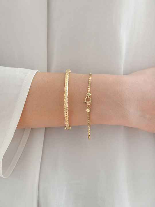 Armband Gold 14K Boho Schlange