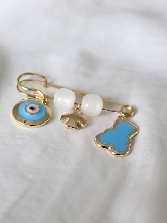 Children's Fuzzy Charm Charm Paramana Blue