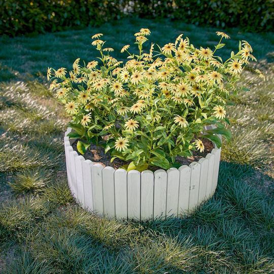 Artool Rulou de Gard din Lemn în Culoarea Alb 2.0m x 30cm