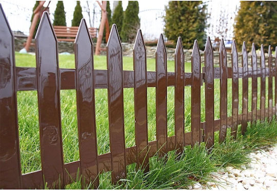 Artool Garduri din Plastic în Culoarea Maro 35cm x 3.2m