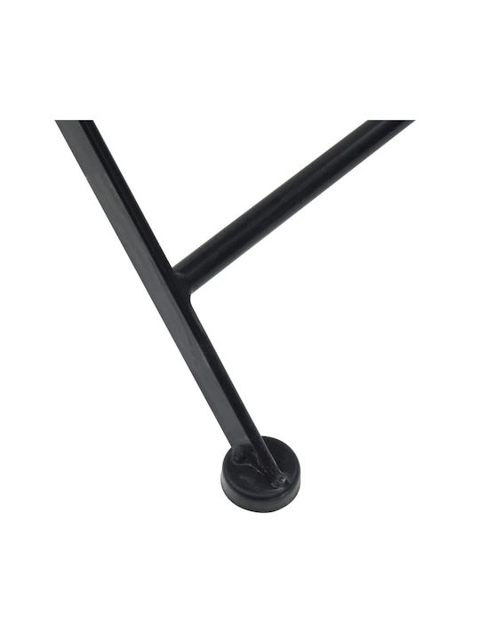 Scaun de exterior Metalic Albastru 2buc 38x45.5x89.5cm