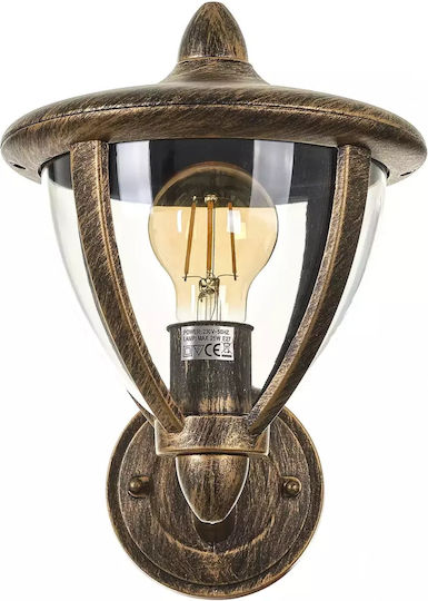Wandmontiertes Außenleuchte Gold Wandmontiertes Außenleuchte Gold